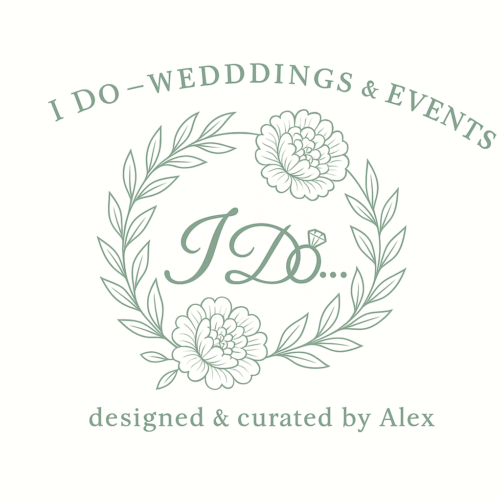 I Do – Weddings & Events logo by Alex